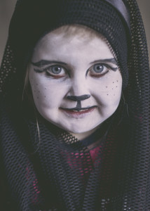 Halloween-ansiktsmålad-flicka